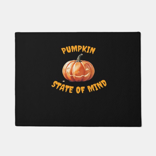 Pumpkin State of Mind - Halloween Classic T-Shirt Doormat (Front)