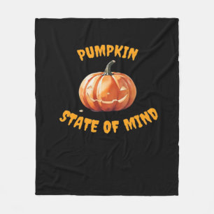 Pumpkin State of Mind - Halloween Classic T-Shirt Fleece Blanket
