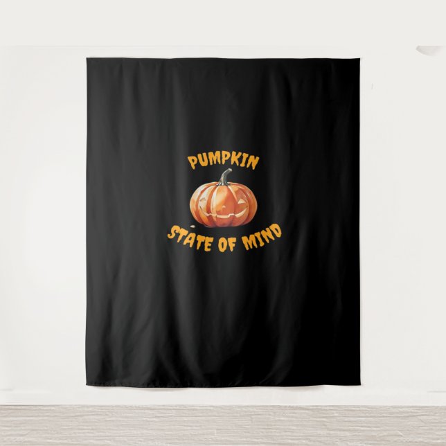 Pumpkin State of Mind - Halloween Classic T-Shirt Tapestry (Front)