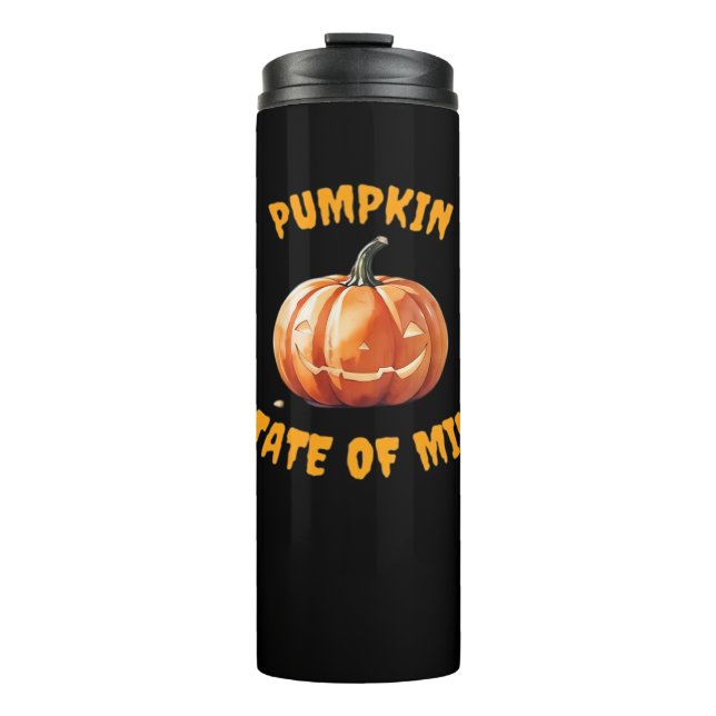 Pumpkin State of Mind - Halloween Classic T-Shirt Thermal Tumbler (Front)