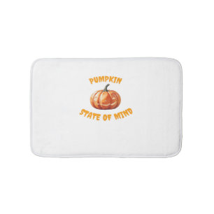 Pumpkin State of Mind - Halloween Oversized T-Shir Bath Mat