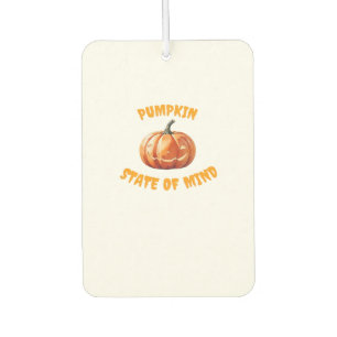 Pumpkin State of Mind - Halloween Oversized T-Shir Car Air Freshener