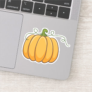 Pumpkin sticker