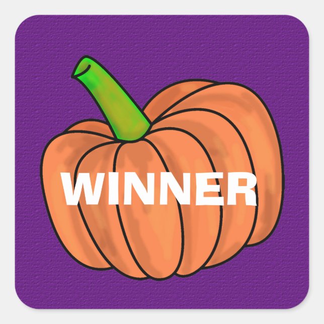 Pumpkin Stickers  To Customise (Front)