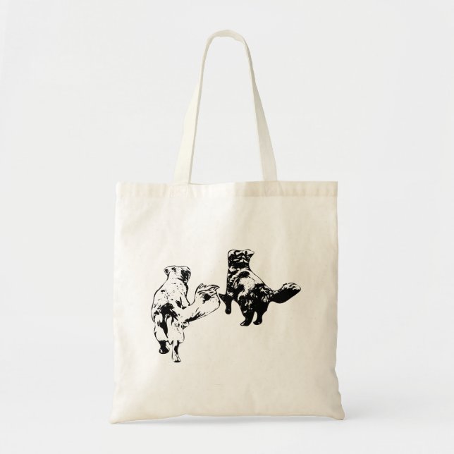 Pumpkin-Stroll Companions Tote Bag (Front)