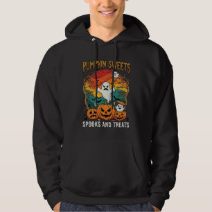 Pumpkin Sweets Spooks Treats Halloween Ghosts Pump Hoodie