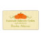 Pumpkin Swirls Halloween Baking Labels