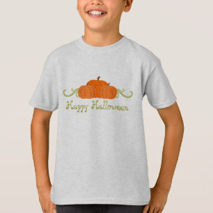 Pumpkin Swirls Halloween Kid's Tee