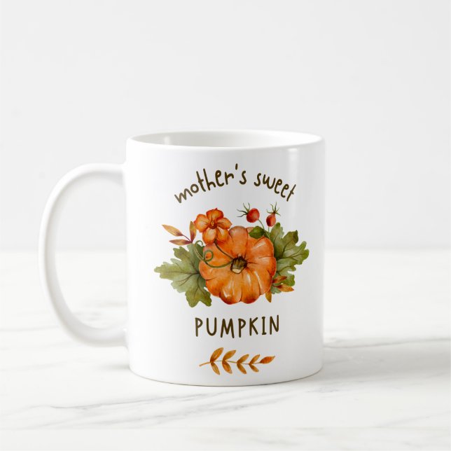 Pumpkin T-shirt Coffee Mug (Left)