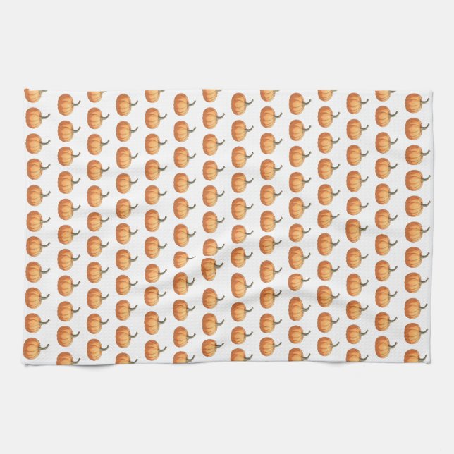 Pumpkin Tea Towel (Horizontal)