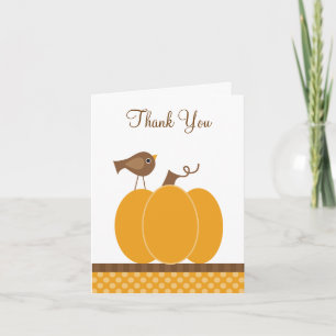Pumpkin Thank You Card