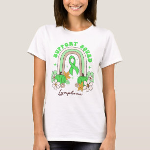 pumpkin Thanksgiving lymphoma cancer Awareness T-Shirt