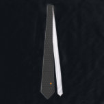 Pumpkin Tie<br><div class="desc">The understated Halloween fashion accessory for men consisting of "subliminal" grey pumpkins and one in orange.</div>