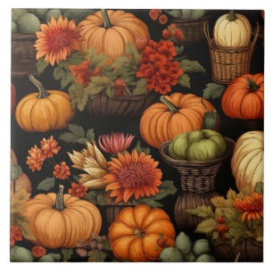 Pumpkin Time, The Colours of Autumn, Tile