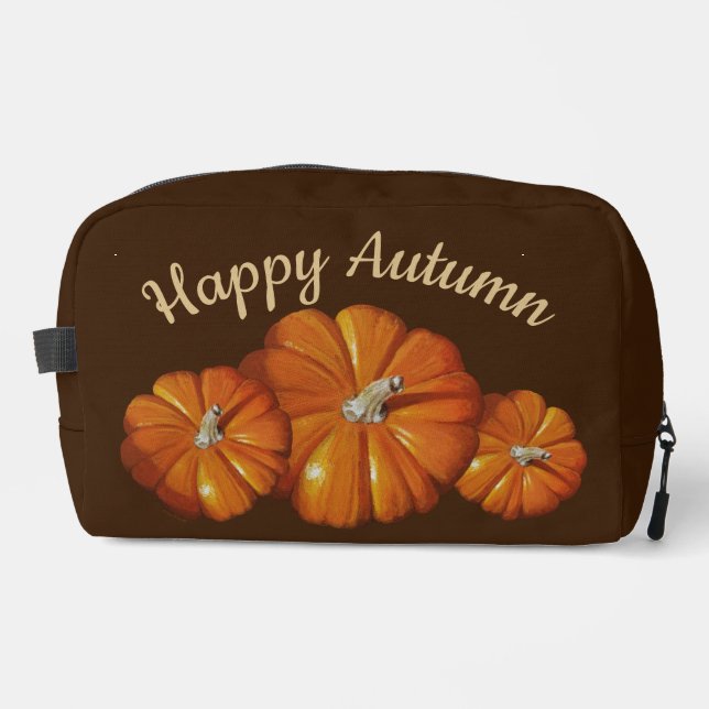 Pumpkin Toiletry Bags (Front)