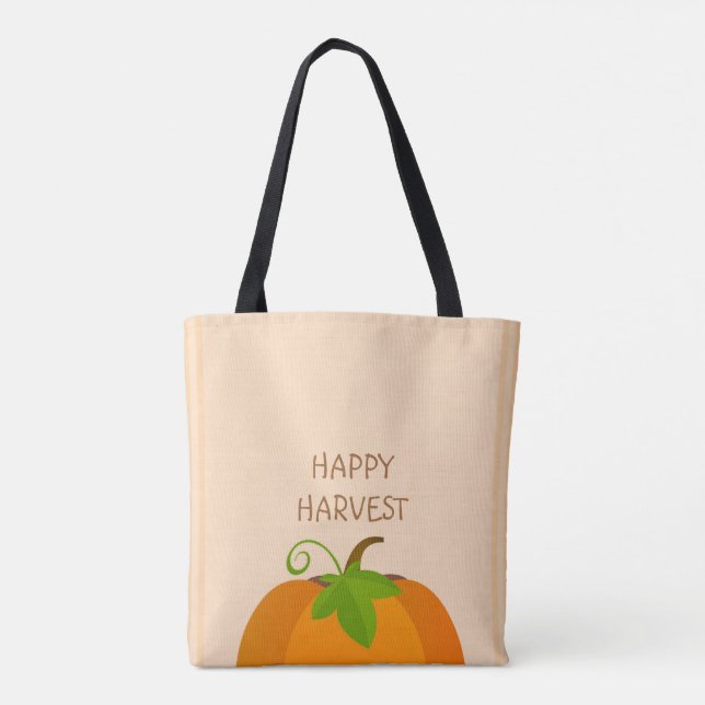 Pumpkin Top Tote Bag (Back)
