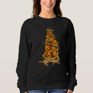 Pumpkin Tree Patch Jackolantern Fall Autumn Hallow Sweatshirt