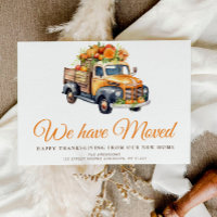 pumpkin truck fall moving announcement
