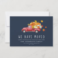 pumpkin truck navy blue moving announcement