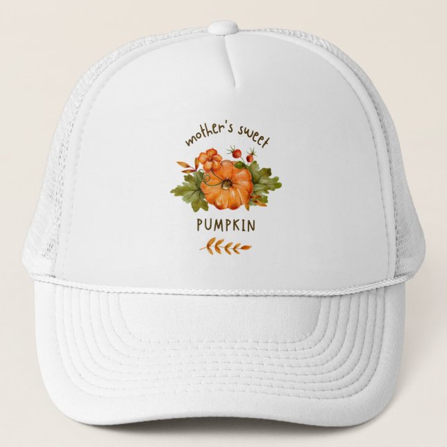  pumpkin trucker cap (Front)