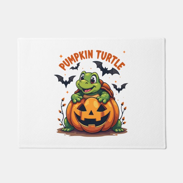 Pumpkin Turtle Doormat (Front)