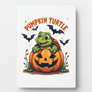 Pumpkin Turtle Plaque