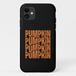 PUMPKIN TYPOGRAPHY GIFT iPhone 11 CASE