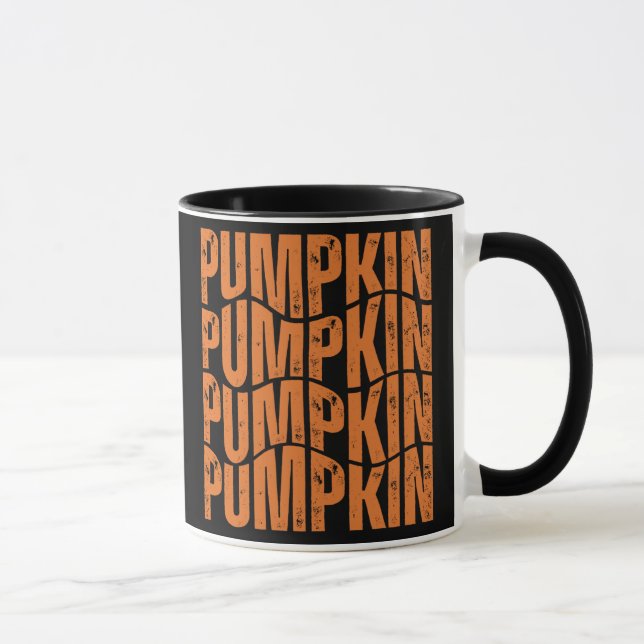 PUMPKIN TYPOGRAPHY GIFT MUG (Right)