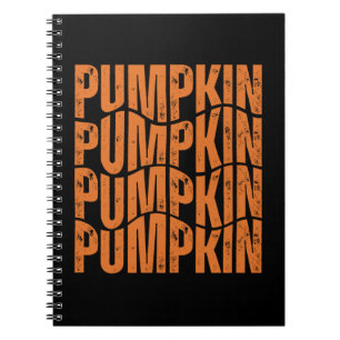 PUMPKIN TYPOGRAPHY GIFT NOTEBOOK