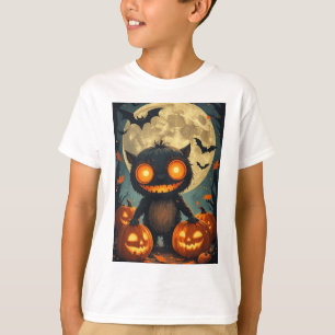 Pumpkin uddy With Jack O Lantern Friends T-Shirt