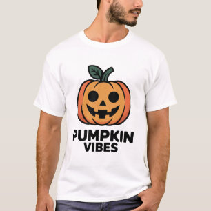 Pumpkin Vibes Halloween T-Shirt