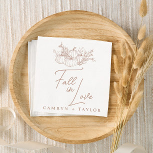 Pumpkin Wedding Napkin