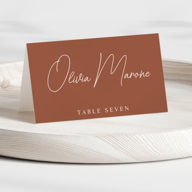 Pumpkin Wedding Place Card (Creator Uploaded)