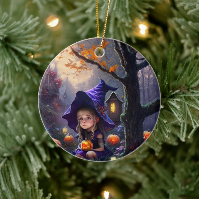 pumpkin/whimsical/Halloween/cartoon Ceramic Tree Decoration (Tree)