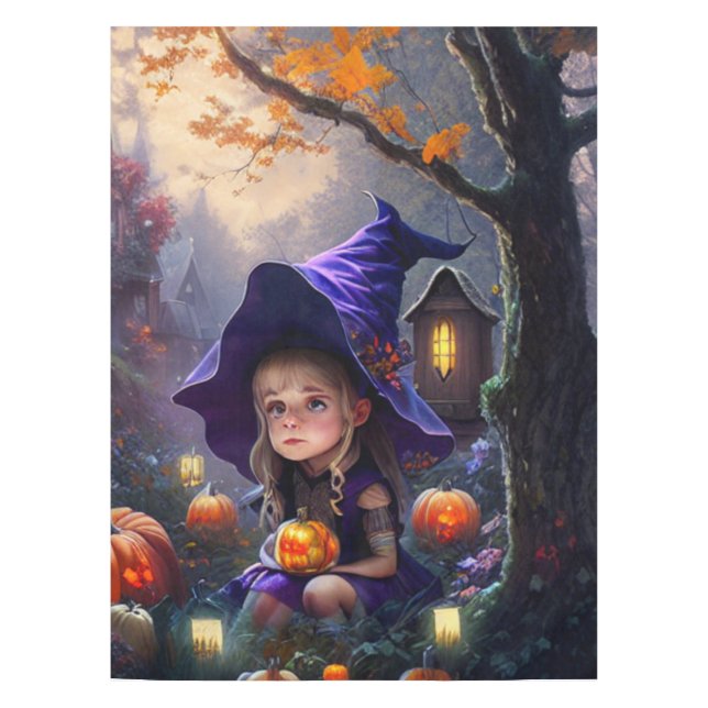 pumpkin/whimsical/Halloween/cartoon Tablecloth (Front)