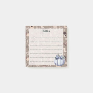 Pumpkin Whimsy – Autumn Post-it Notes