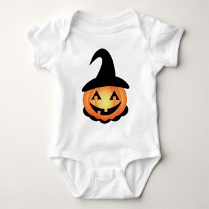 Pumpkin Witch Baby Bodysuit