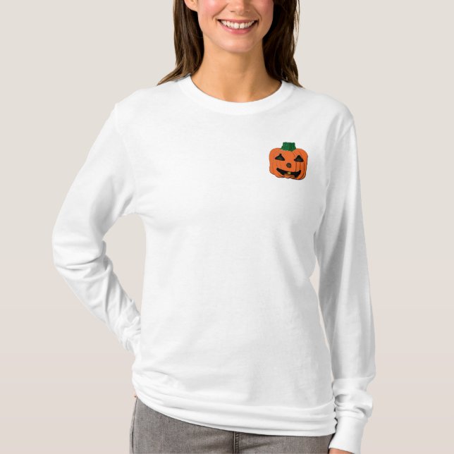 Pumpkin Woman's T-Shirt (Front)