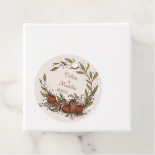 Pumpkin Wreath Autumn Inspirivity Wedding Fall Favour Tags