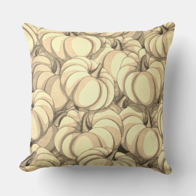 Pumpkins Accent Pillow (Front)