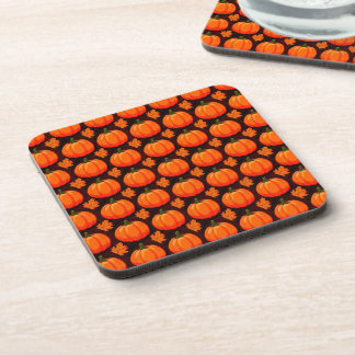 Pumpkins and Autumn Leaves Coaster