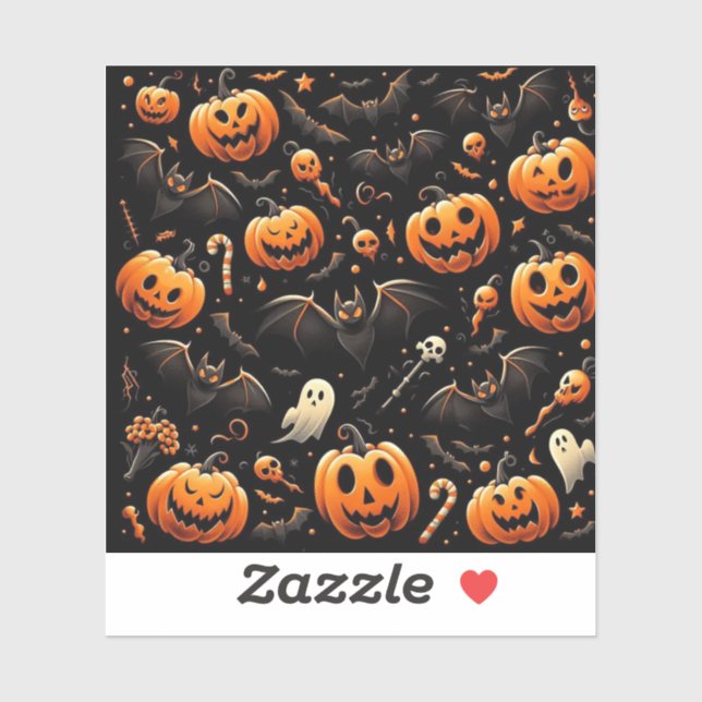 Pumpkins and bats (Sheet)