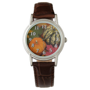 Pumpkins and Leaves Watch