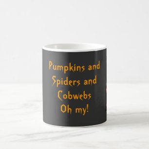 Pumpkins and Spiders and Cobwebs Coffee Mug
