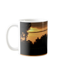 pumpkins and sunset halloween spooky scene