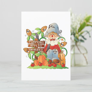 Pumpkins Apples Hayrides Invitation