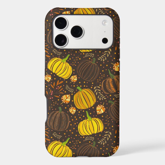 Pumpkins Autumn Fall Harvest Pattern (Back)