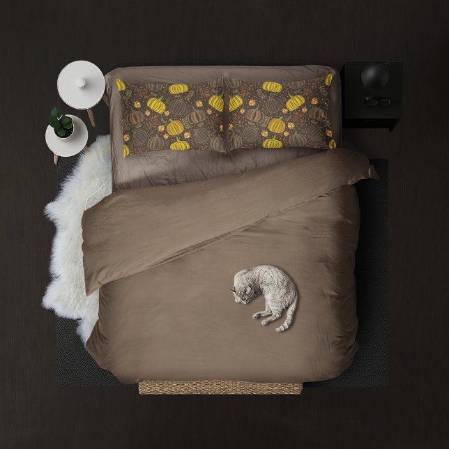 Pumpkins Autumn Fall Harvest Pattern Pillowcase (Creator Uploaded)