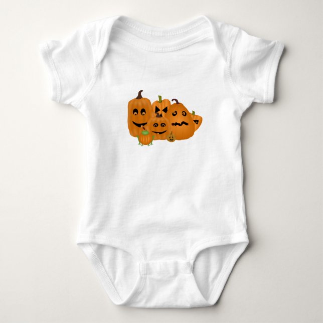 Pumpkins Baby Bodysuit (Front)