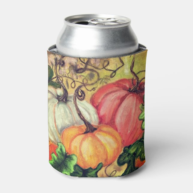 Pumpkins Can Cooler Halloween (Can Front)
